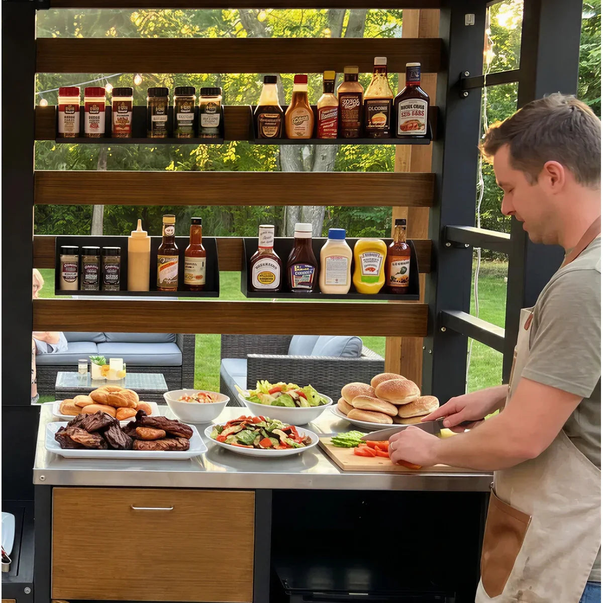 Outdoor Kitchen Inside